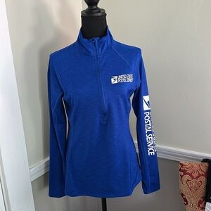 Pre-Loved! USPS Under Armour Women's ½ Zip postal blue